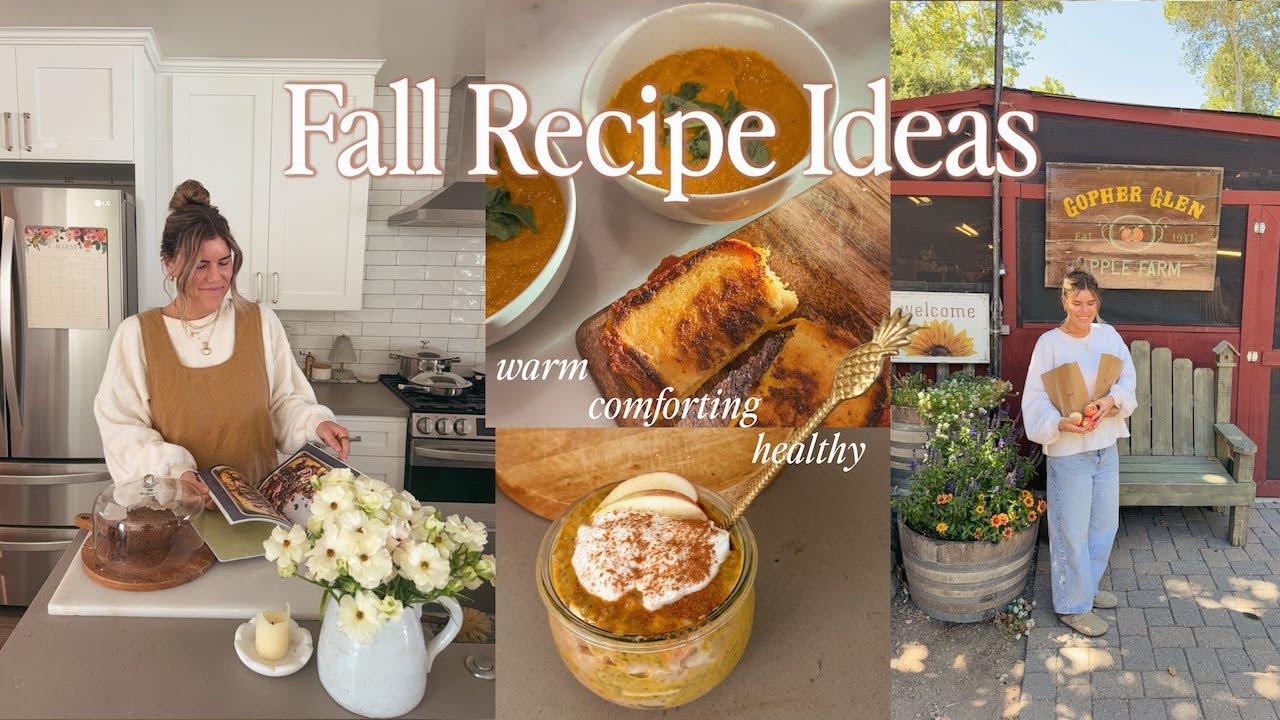 FALL MEAL PREP | Easy & Healthy Recipes: Dinner, Dessert & Quick Snacks!