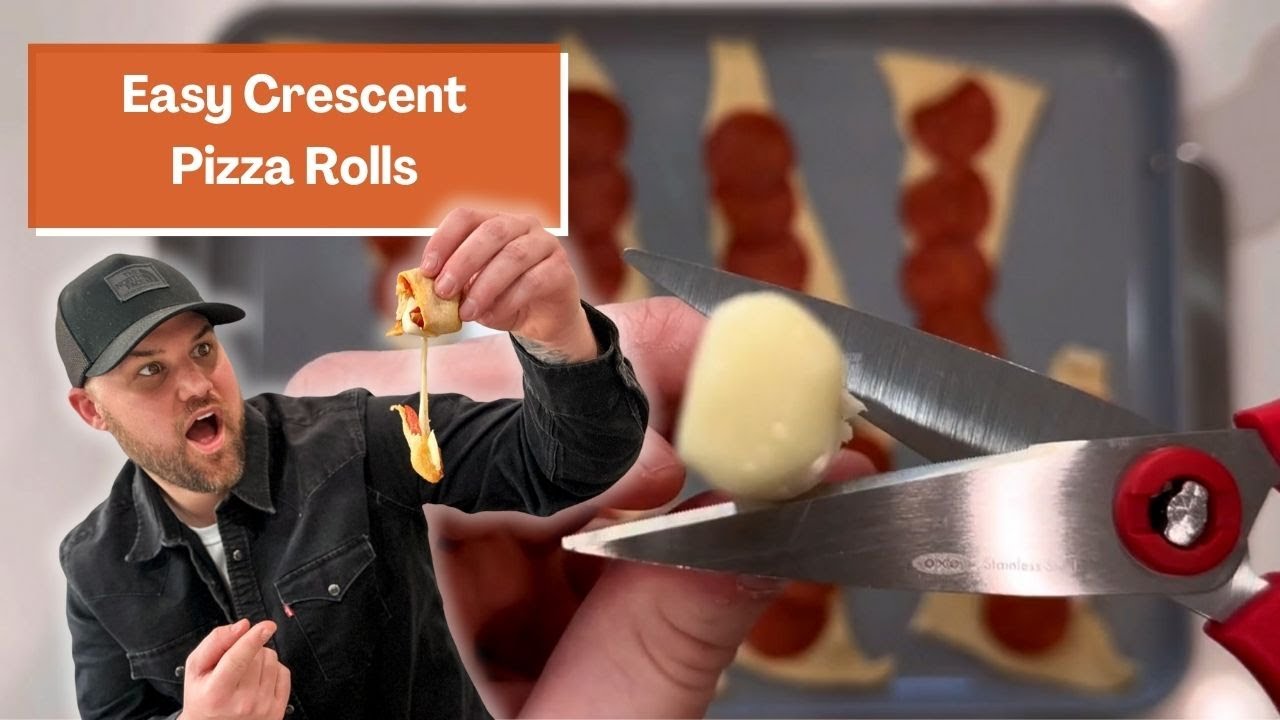3-Ingredient Pizza Rolls Recipe | Quick & Easy Snack Idea!