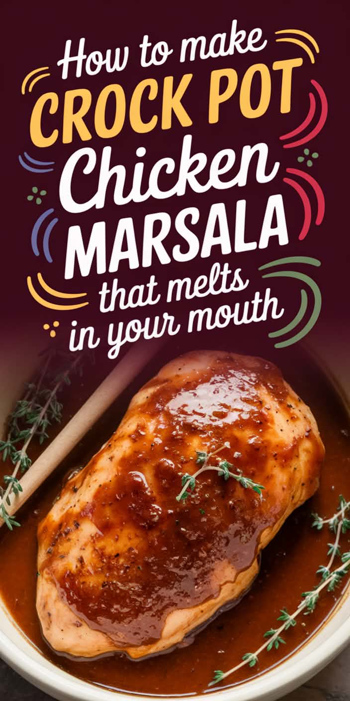 Crockpot Chicken Marsala