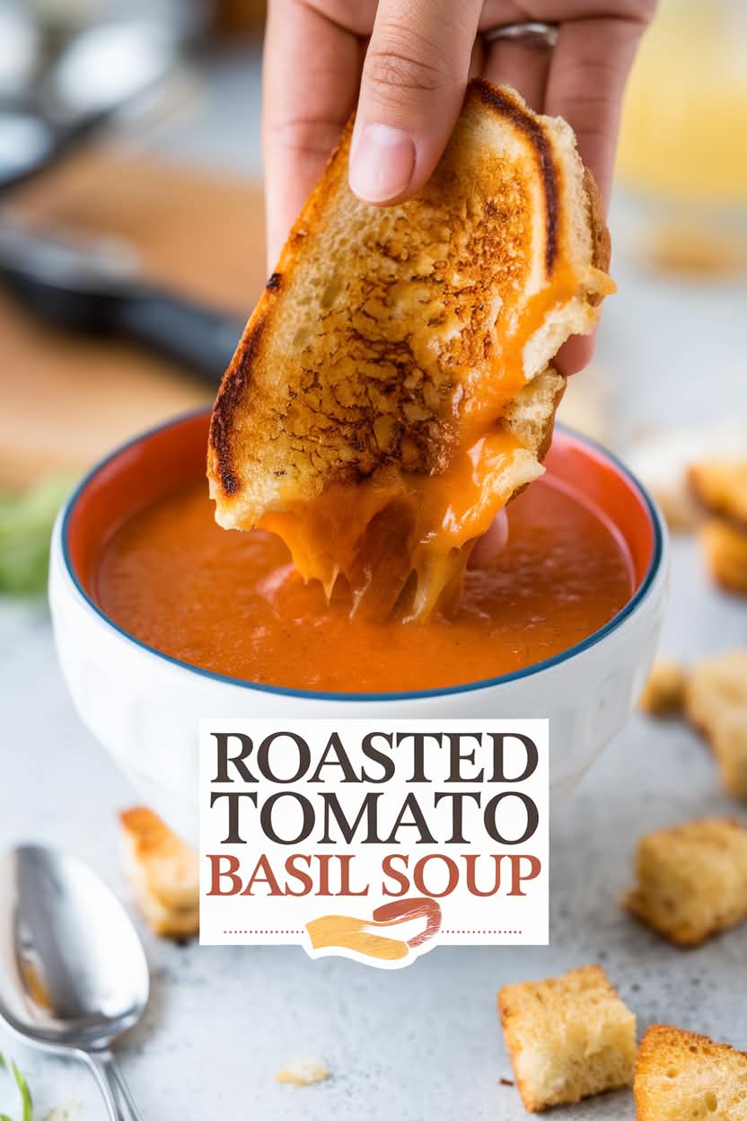Roasted Tomato Basil Soup