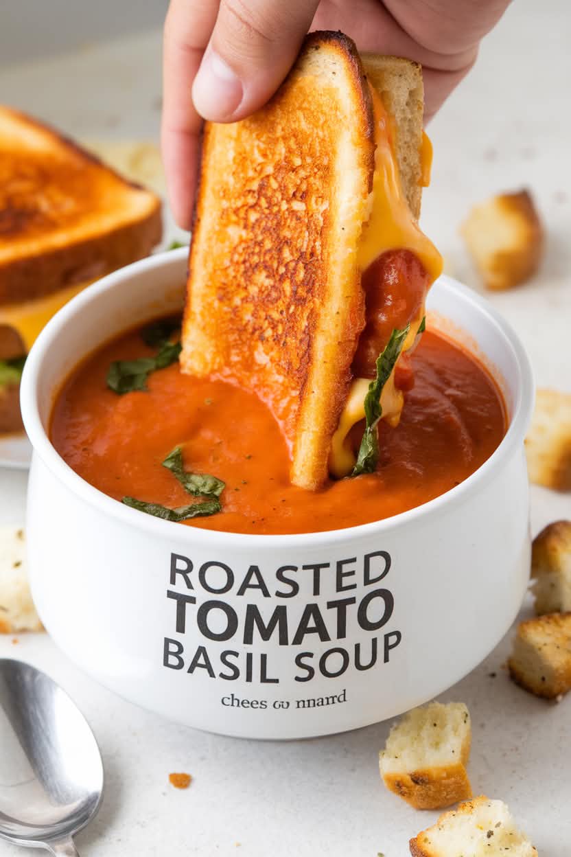 Roasted Tomato Basil Soup