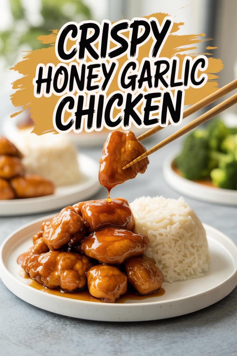 Crispy Honey Garlic Chicken