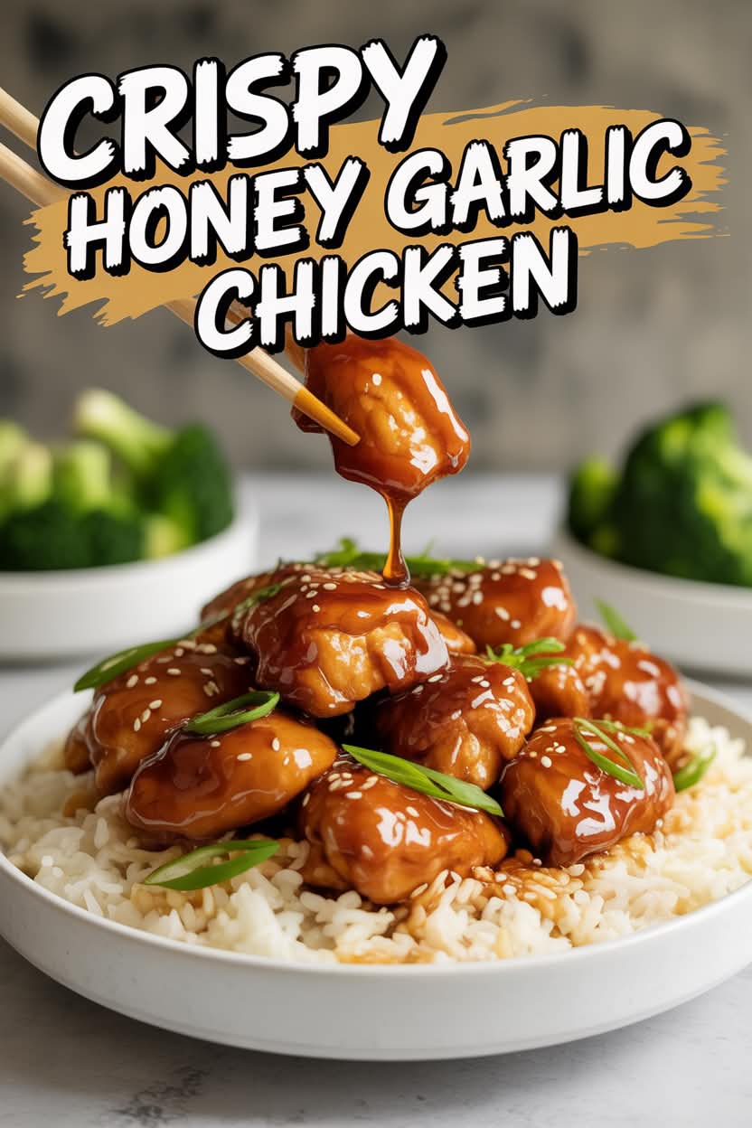 Crispy Honey Garlic Chicken