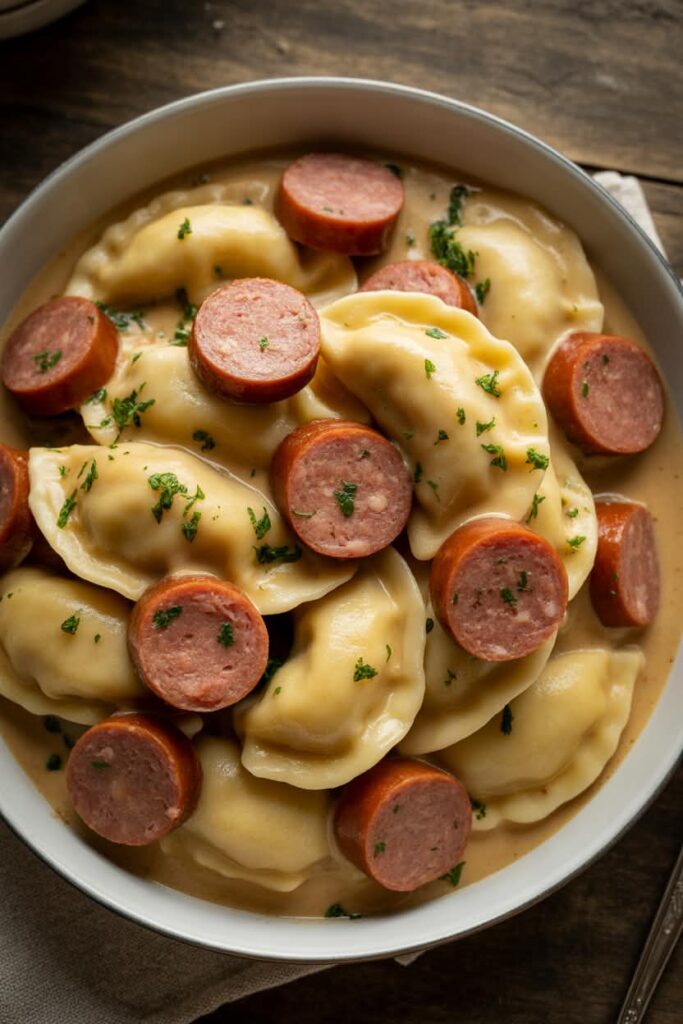 Pierogi Casserole Kielbas