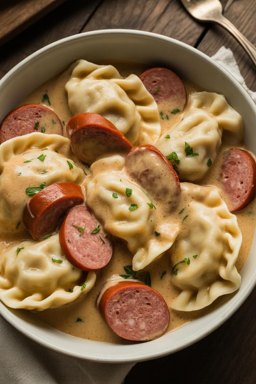 Pierogi Casserole Kielbas