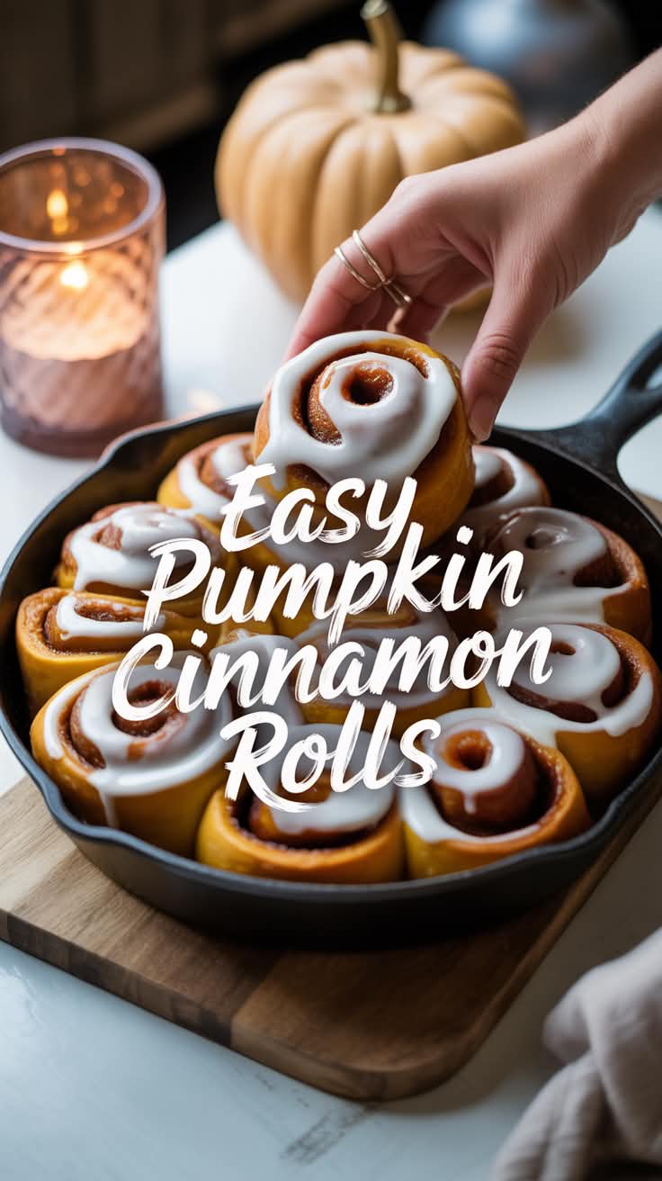 Pumpkin Cinnamon Rolls