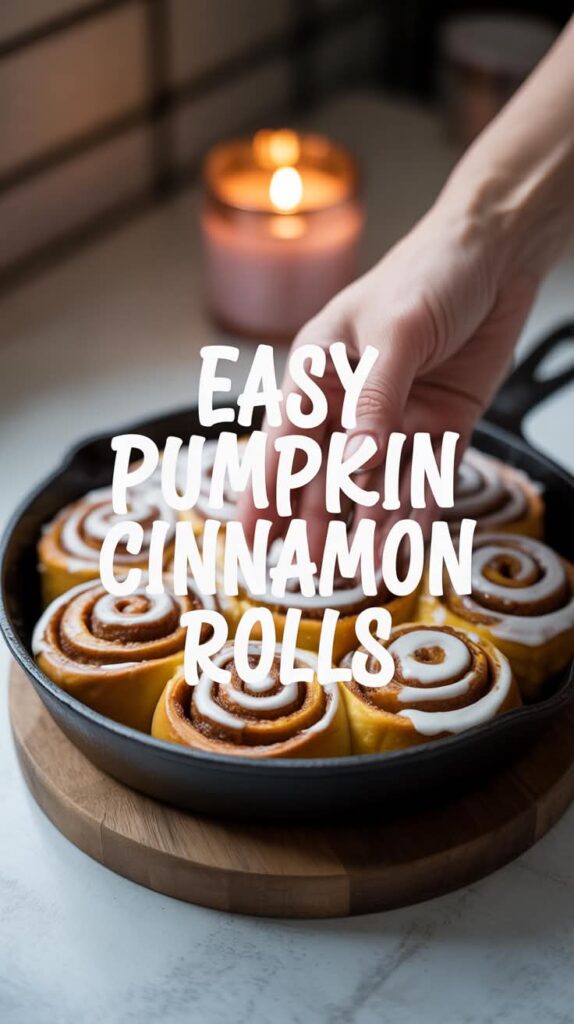 Pumpkin Cinnamon Rolls
