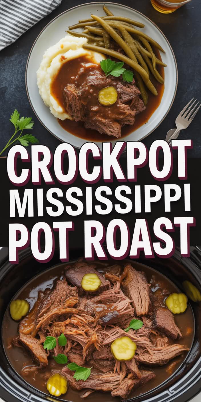 Crockpot Missisippi Pot Roast