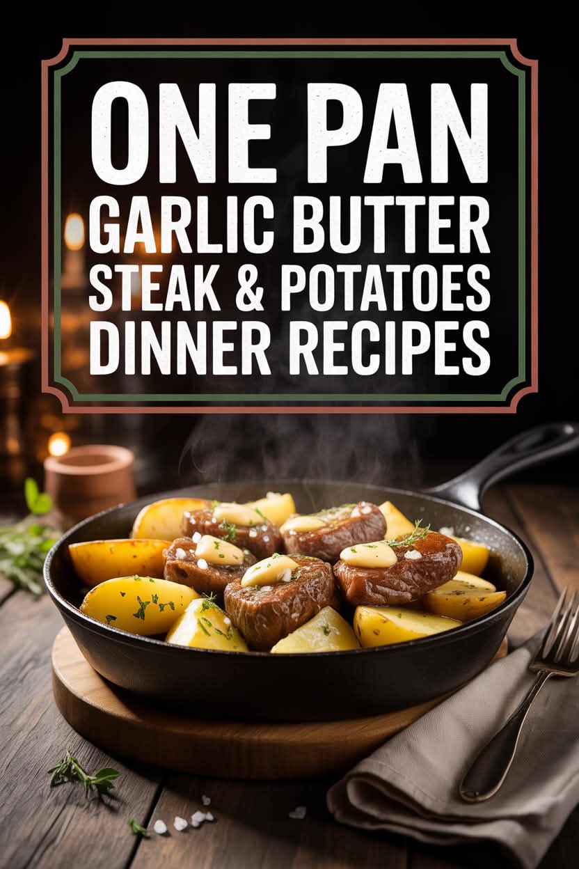 Garlic Butter Steak Potatoes