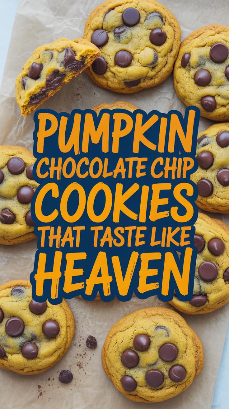 Pumpkin Chocolate Chip Cookies