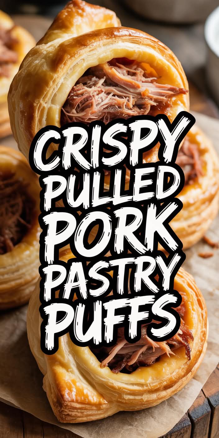 Pulled Pork Pastry Puffs