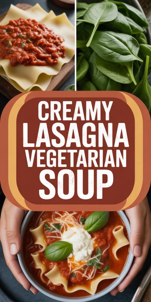Lasagna Vegetarian Soup
