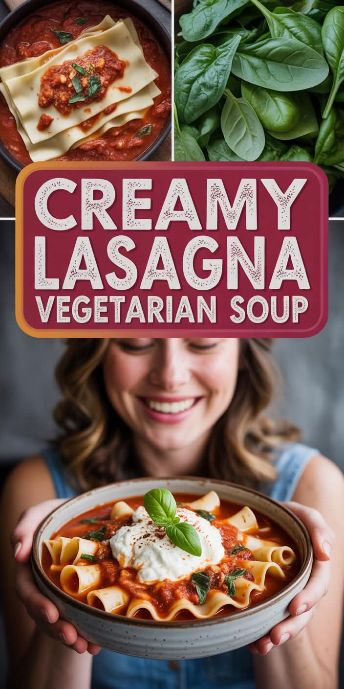 Lasagna Vegetarian Soup