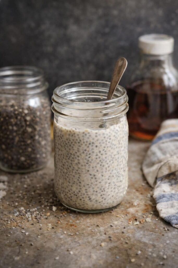 creamy chia pudding