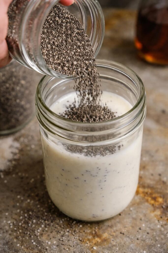creamy chia pudding