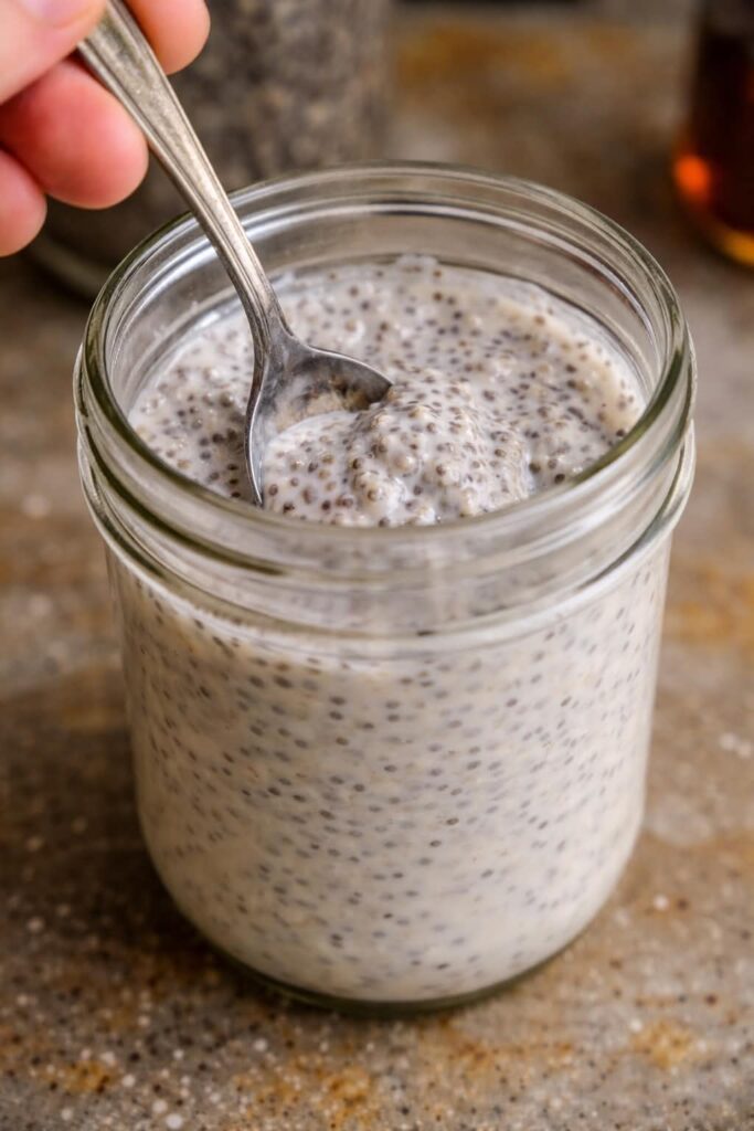 creamy chia pudding