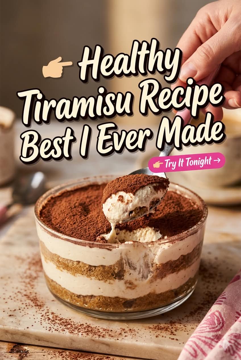 healthy tiramisu recipe