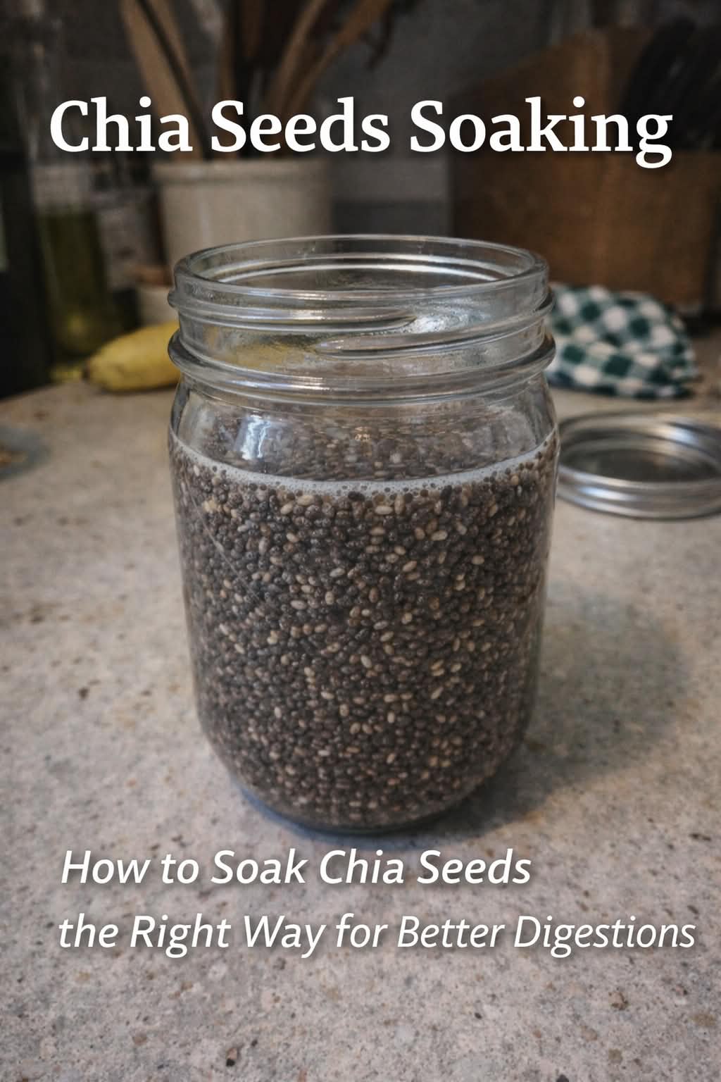 soaking chia seeds