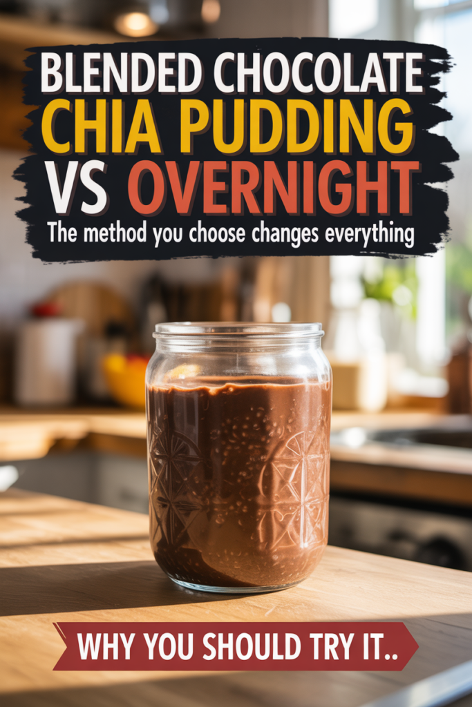 blended chocolate chia