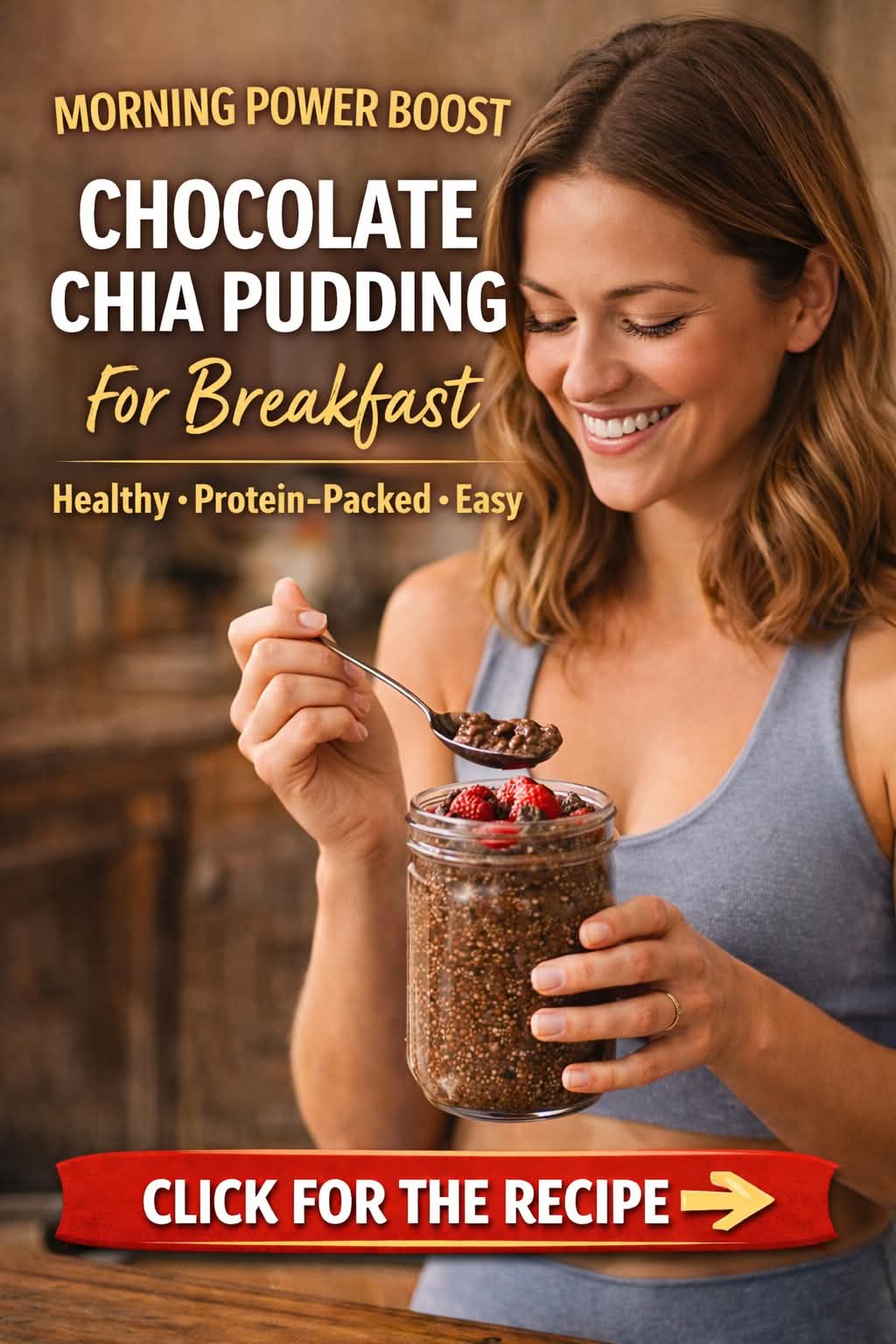 chocolate chia pudding breakfast