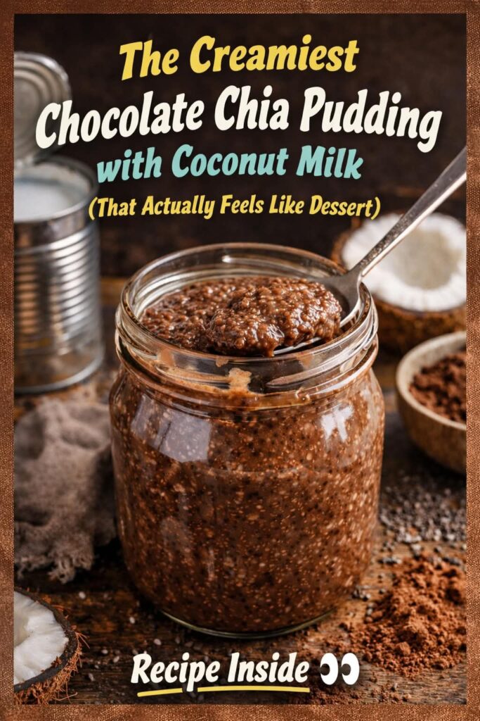 chocolate chia pudding coconut milk