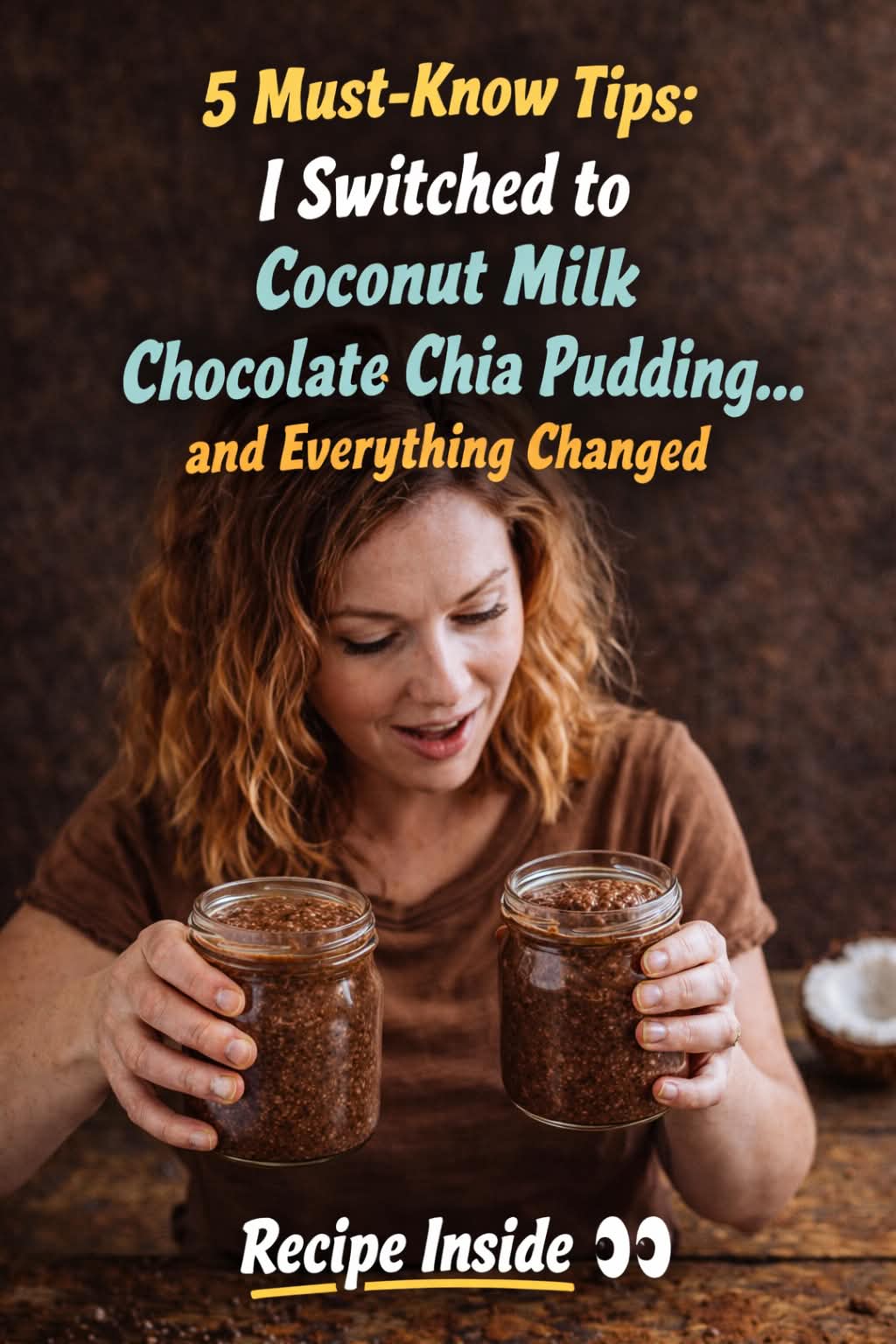 Coconut Milk Chocolate Chia Pudding