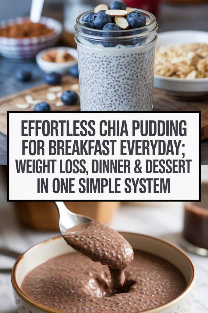effortless chia pudding