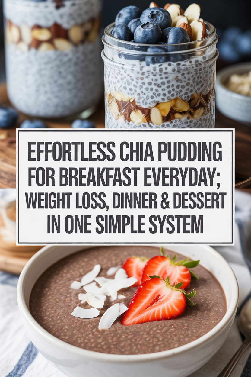 effortless chia pudding