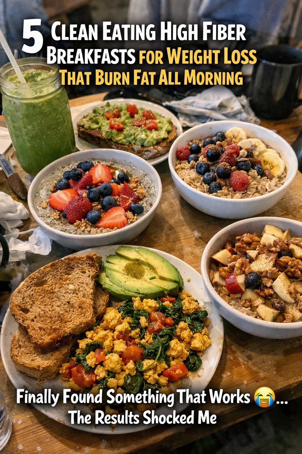 high fiber breakfasts