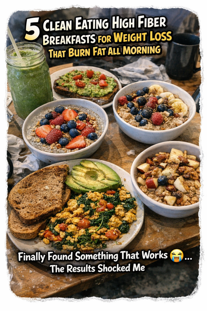 high fiber breakfasts