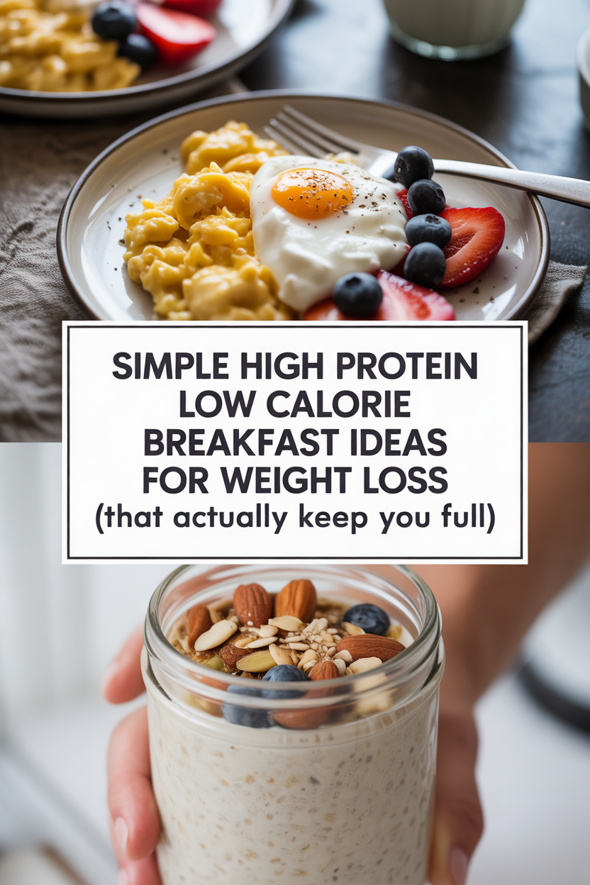 High Protein Low Calorie Breakfast