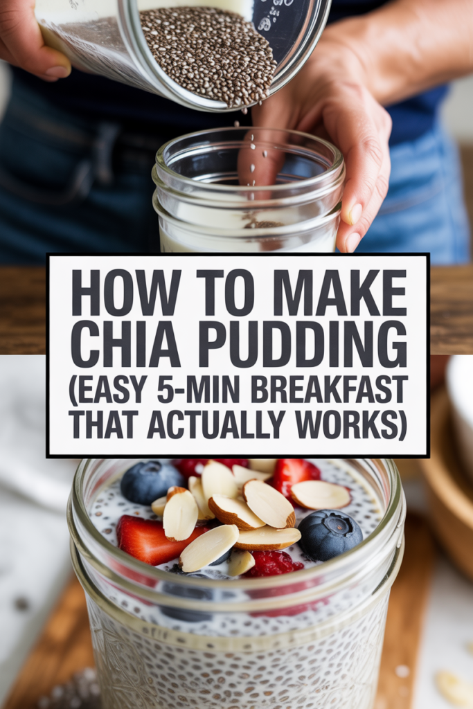 how to make chia pudding