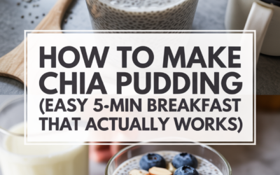 how to make chia pudding