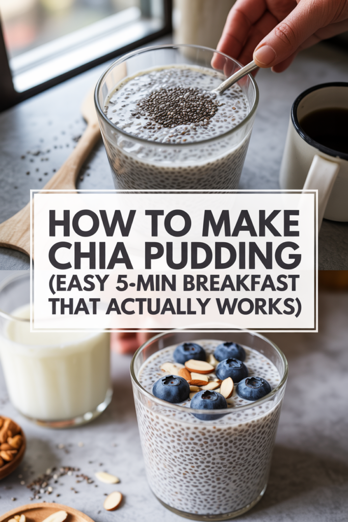 how to make chia pudding