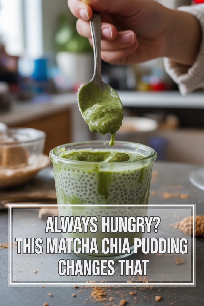 matcha chia pudding