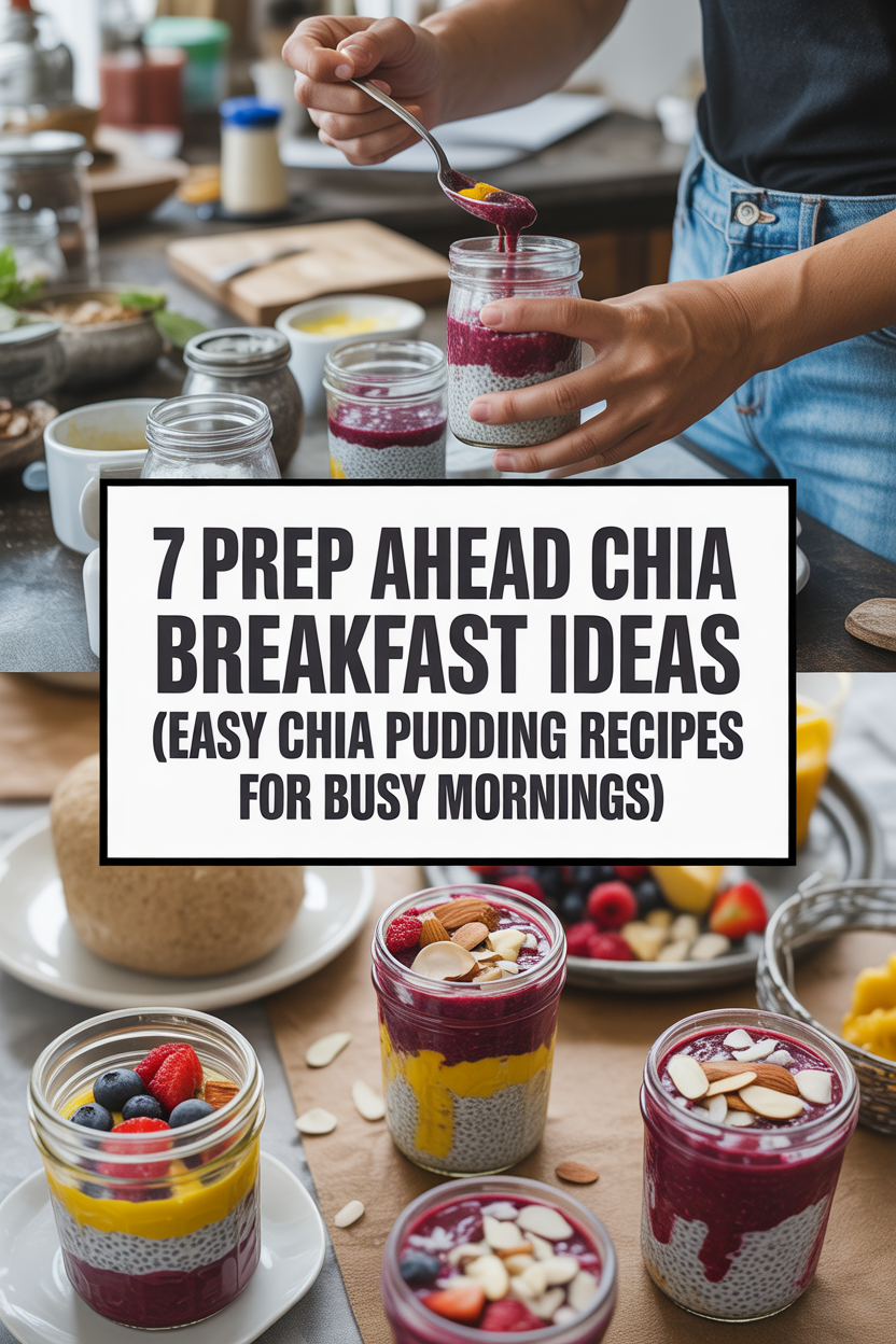 Prep Ahead Chia Breakfast Ideas
