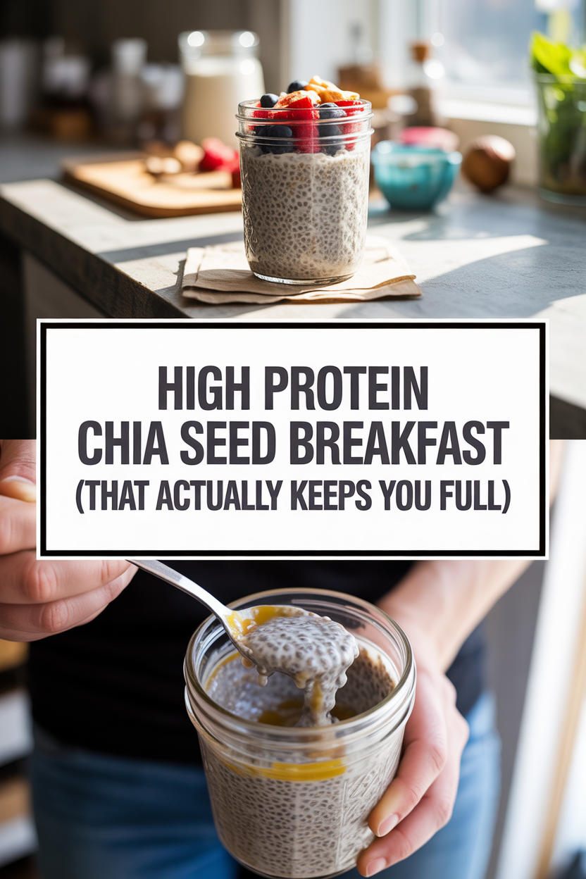 protein chia seed pudding