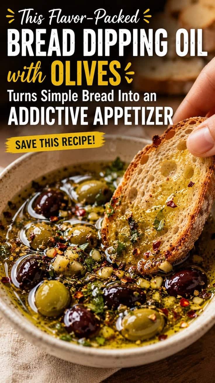 Olive Bread Dipping Oil Recipe