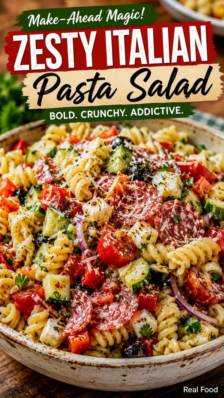 Zesty Italian Pasta Salad