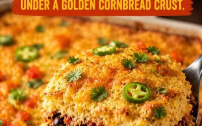 Mexican Cornbread Casserole With a Golden Crust