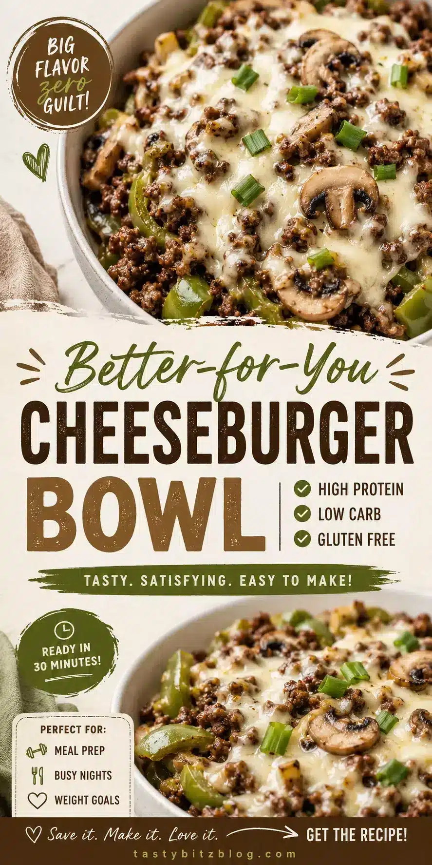 Philly Cheesesteak Bowls