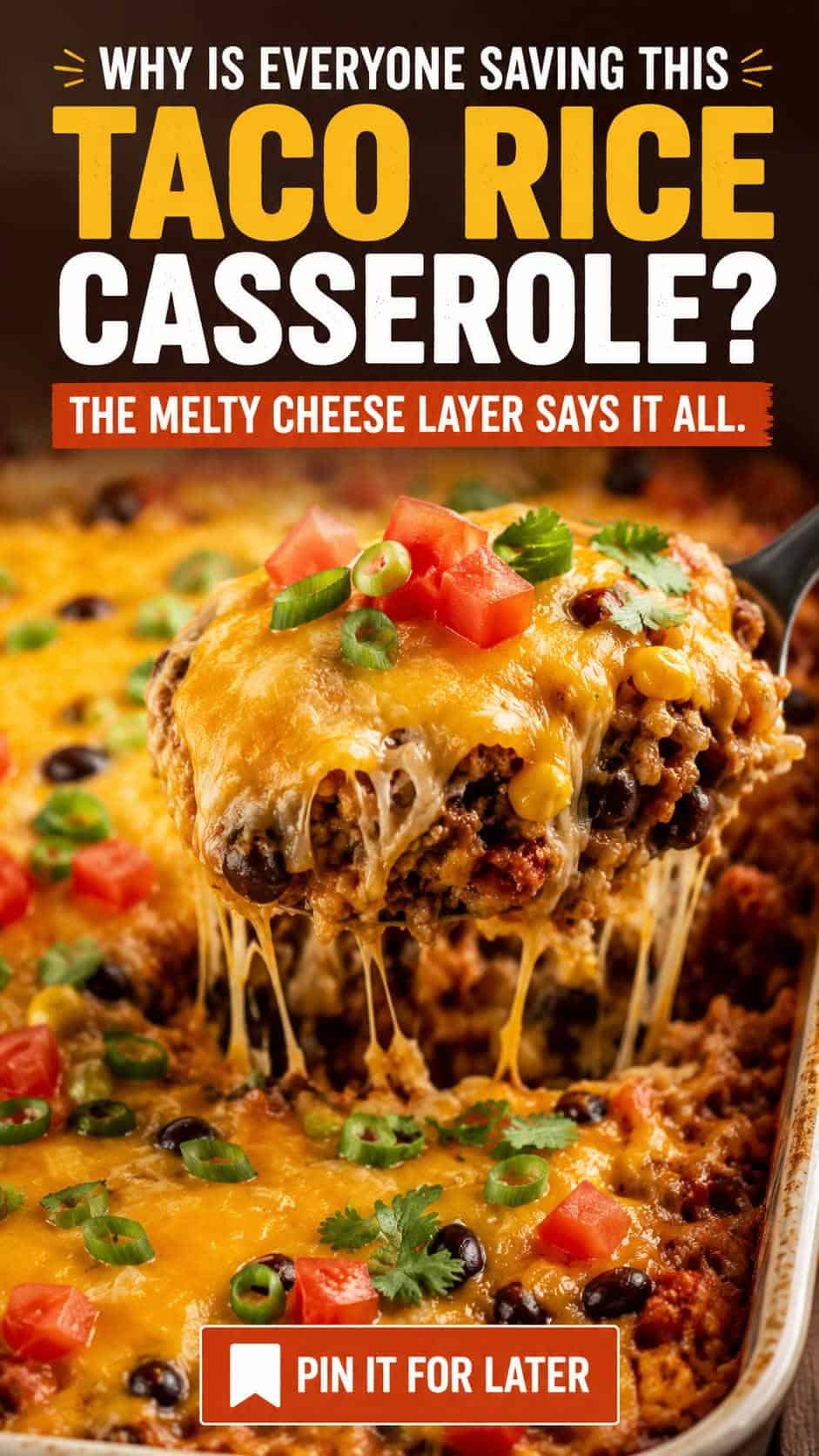 taco rice casserole