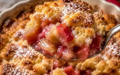 Rhubarb Dump Cake