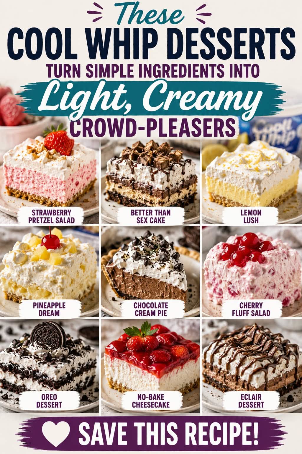 20 Cool Whip Desserts