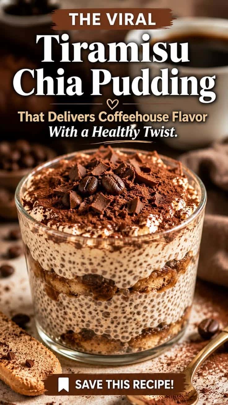 Tiramisu Chia Seed Pudding