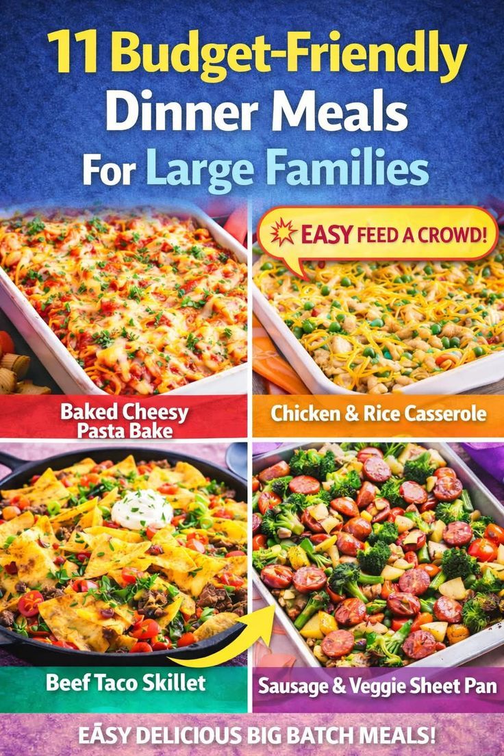 budget dinner meals